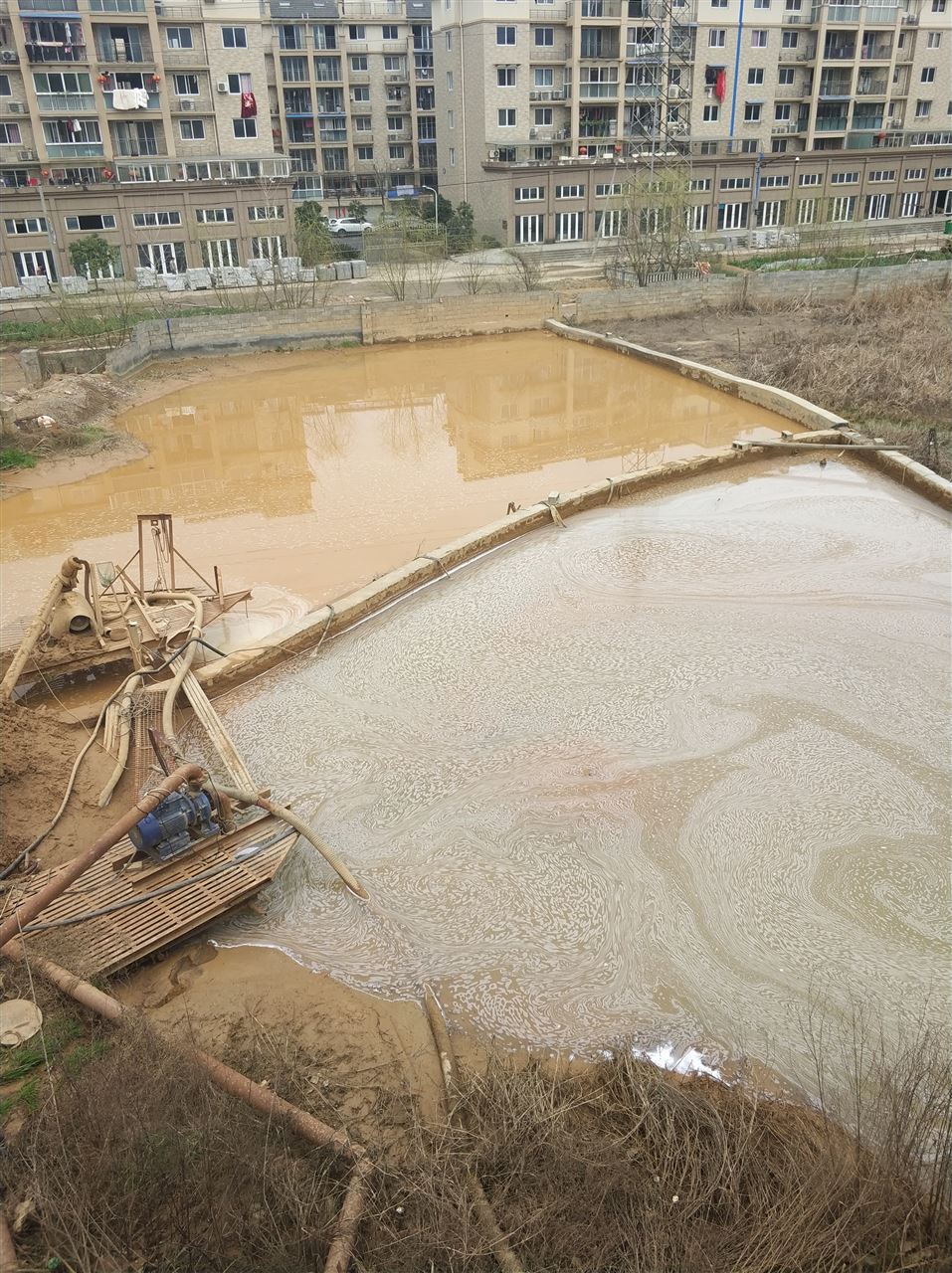 夏津沉淀池淤泥清理-厂区废水池淤泥清淤